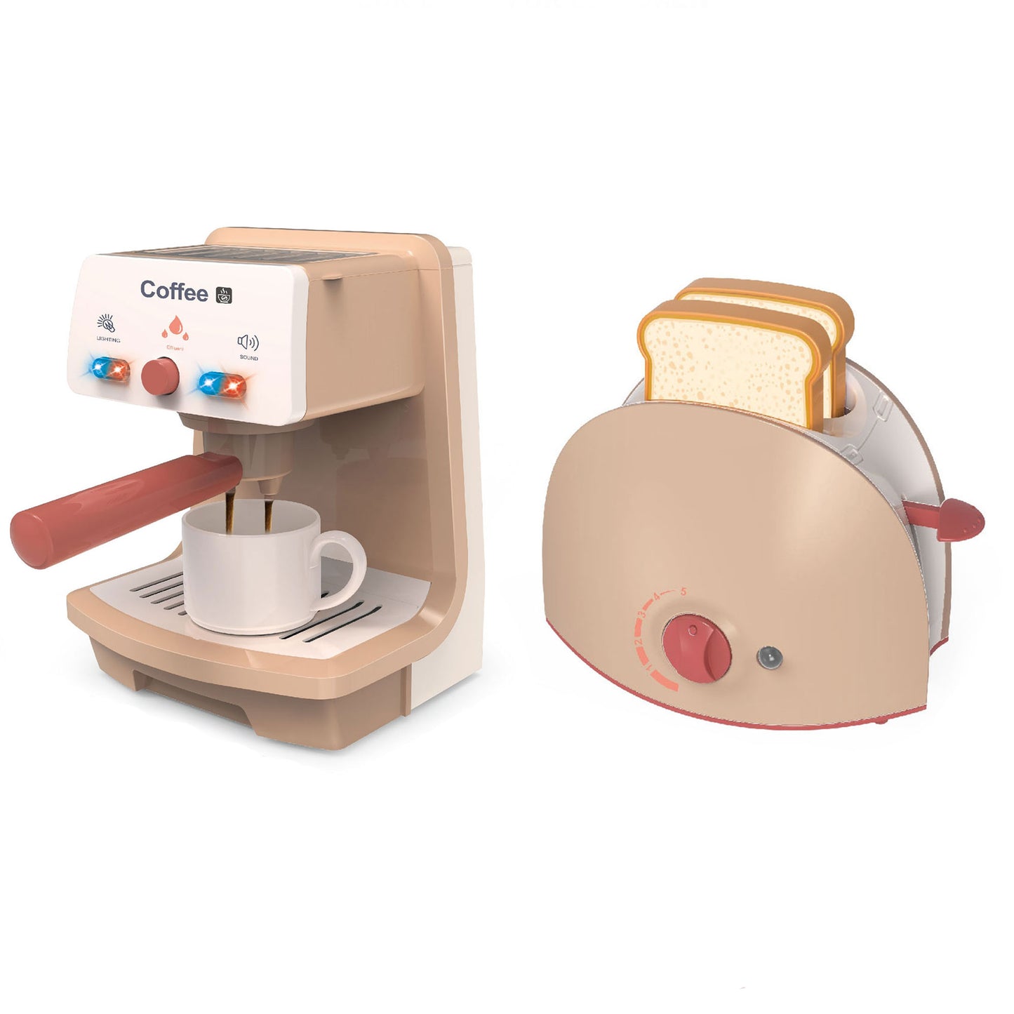 Wisairt Play Kitchen Set for Kids, Pretend Play Home Appliance Set