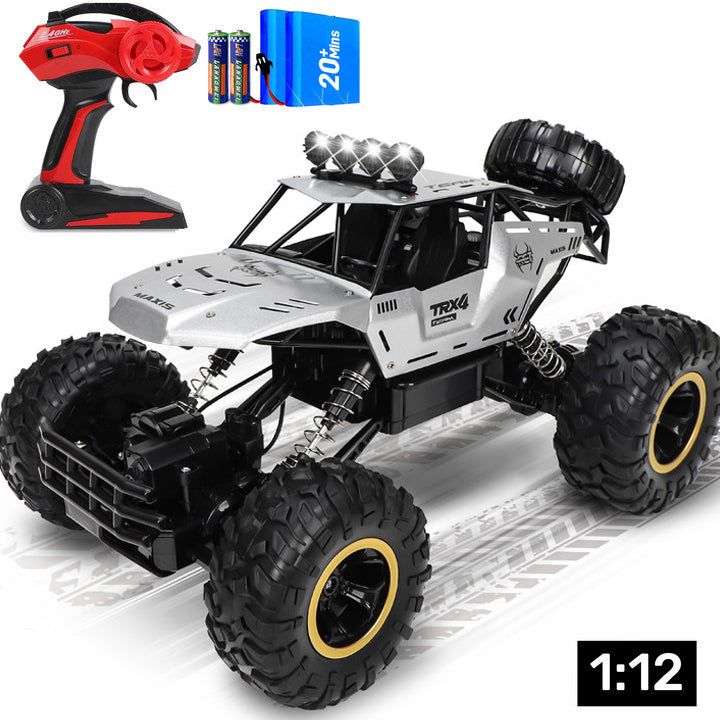 Wisairt 1:12 Large RC Cars,4WD Large Remote Control Monster Truck 2.4 GHz Alloy RC Cars for Kids Adults Aged 6 + Birthday Christmas Gifts