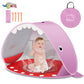 Wisairt Baby Beach Tent, Kids Pool Tent with Sun Shelters, Pop Up Outdoor Mini Pool Tent