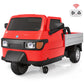 Officially Licensed Piaggio APE 12V Ride On Truck for Kids, Electric 3-Wheel Cargo Truck with Openable Cargo Bed, Parent Remote Control, LED Lights & Music, Ride On Car for Boys & Girls Ages 3-6