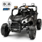 Wisairt 24V Ride on Toys 4WD Ride on Cars with Remote Control, 2 Seater Electric Car for Kids, Power Car Wheels, UTV w/ Four Motors, Music, LED Lights, Wireless Audio, 3 Speeds