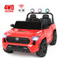 24V Ride On Car for Kids, 4WD Licensed Toyota Tacoma Battery Powered Ride On Toy with Remote Control, 2 Seater Power Truck Wheels, Colorful Lights, Music, Electric Car for Boys Girls 3–8, Red