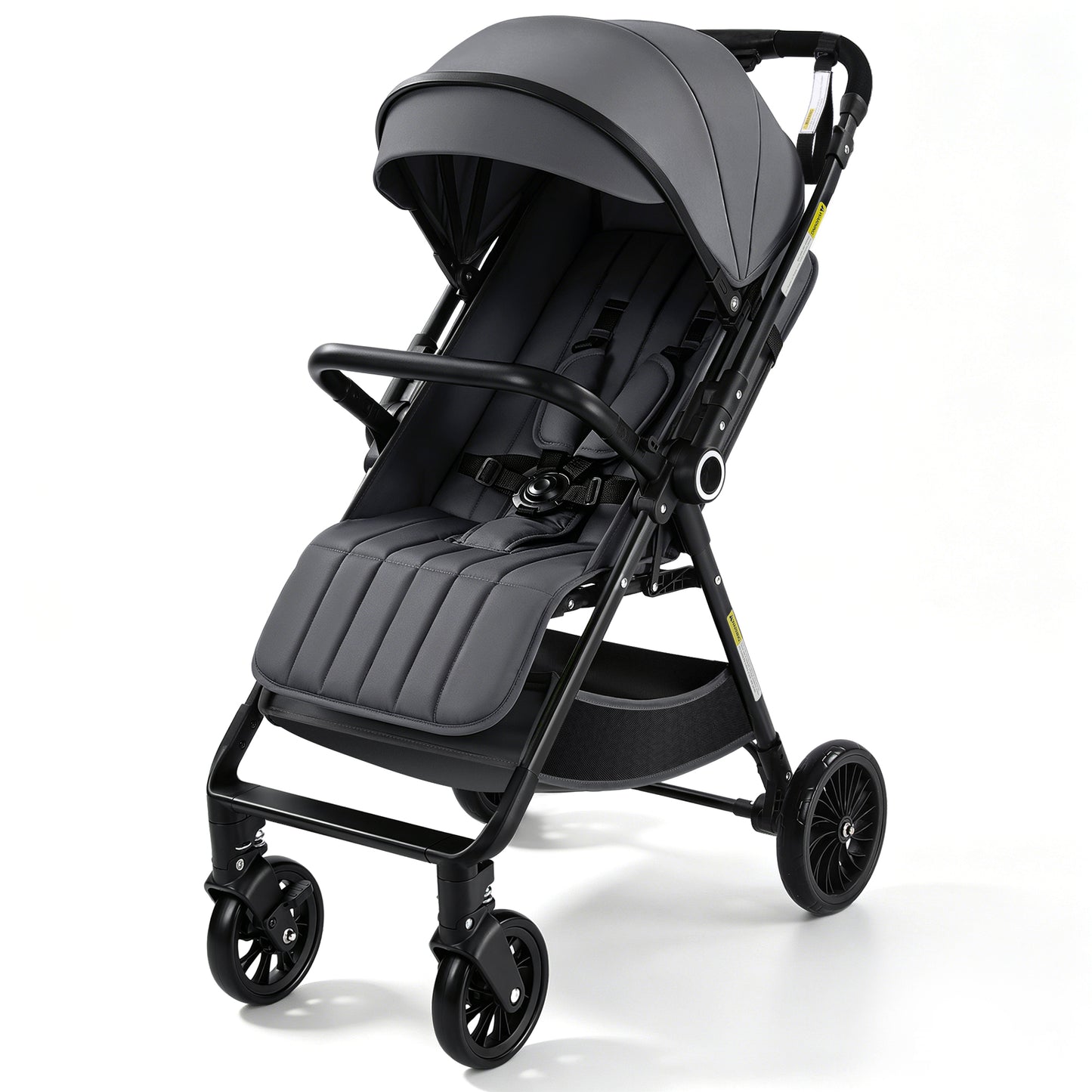 Vomeast Lightweight Stroller, Foldable Baby Stroller with Reversible Handle & One-Hand Fold for Travel