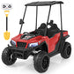 Wisairt 24V Kids Golf Cart, 4WD 2-Seater Electric Ride On Car for Big Kids, 4×200W Motors, Ages 3-8, Remote Control, Detachable Awning, Electric Dump Bed & Shovel