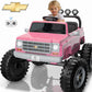 Chevrolet Cheyenne 24 Volt Ride on Toys with Remote, Ride on Truck for Big Kids 3-8 Years, Wisairt Power Car Wheels with 2 Seater, Black