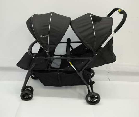 Vomeast Double Stroller, Foldable Baby Twins Stroller for 0-36 Months
