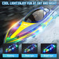 WISAIRT RC Boat,Remote Control Boat with Led Lights for Adults and Kids