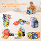 Vomeast 6-in-1 Baby Activity Cube w/ Music, Preschool Montessori Learning Toys for Toddlers Infant, for Birthday Christmas Baby Shower Gifts, Multicolor