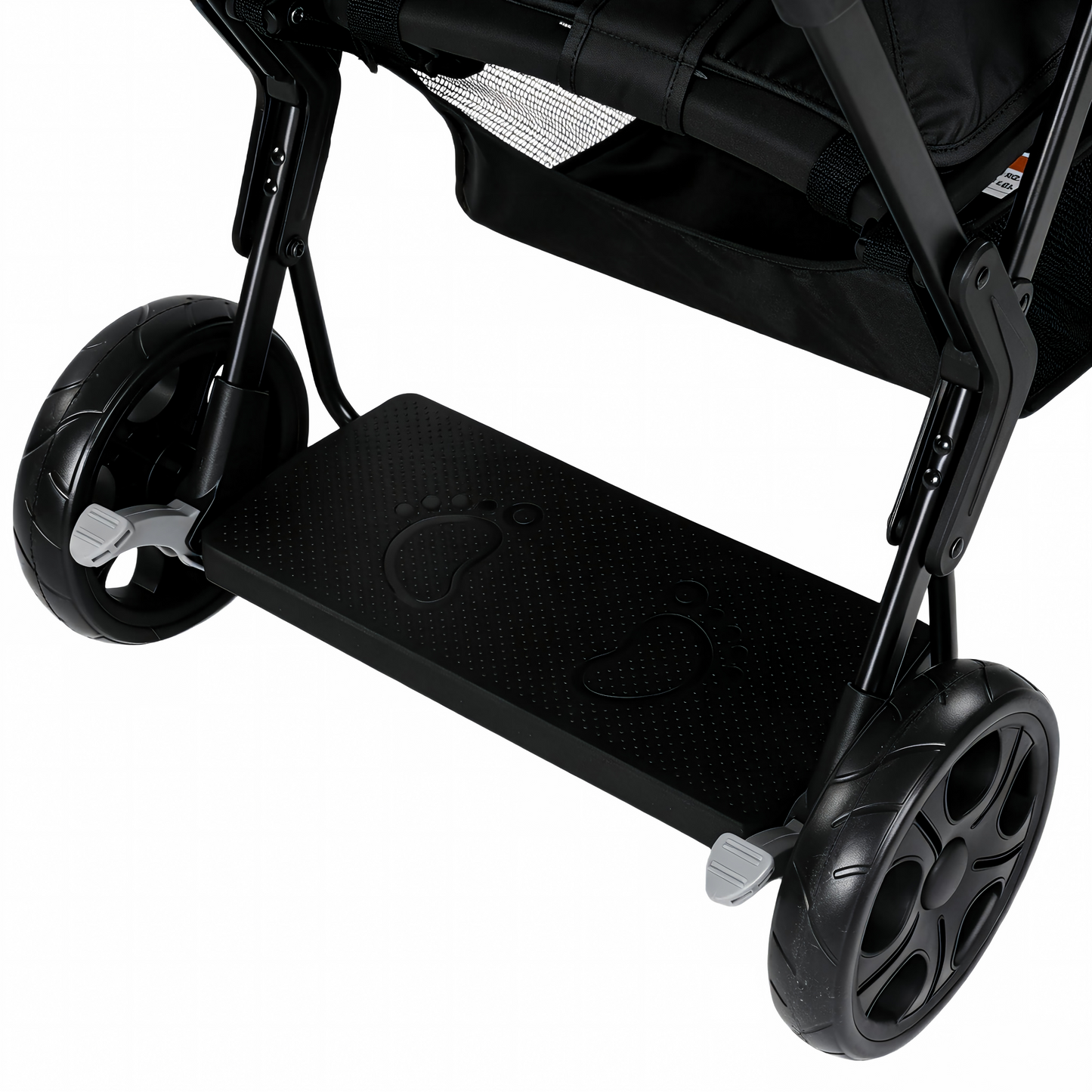Vomeast Double Stroller, Foldable Travel Baby Stroller, Sit and Stand, Lockable Front Wheels, Dual Rear Brakes