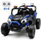 Wisairt 24V Ride on Toys 4WD Ride on Cars with Remote Control, 2 Seater Electric Car for Kids, Power Car Wheels, UTV w/ Four Motors, Music, LED Lights, Wireless Audio, 3 Speeds
