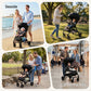 Vomeast Lightweight Stroller, Foldable Baby Stroller with Reversible Handle & One-Hand Fold for Travel