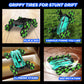 WISAIRT Remote Control Monster Truck,1:18 RC Drift Car with Spray 360 Degress Stunt Car Toys for Kids Boys Girls 6+ Birthday Gifts(Green)