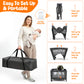 Vomeast Baby Playard,Portable Baby Bassinet Pack and Play with Mattress and Toy Bar,Foldable Bassinet Crib,0-5 Months,Black