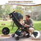 Vomeast Lightweight Stroller for Airplane Travel, Portable Baby Stroller for Infants and Toddlers, 12 lb