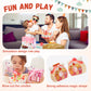 Kids Kitchen Toy Set, DIY Fruit Cake Electric Set Toys, Educational Toys With Lights and Music, Kids Role-Playing Games, Kids Birthday Gifts Christmas Gifts.