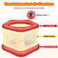 Wisairt Inflatable Bounce House with Air Pump and Inflation Nozzle,Indoor Outdoor Blow up Bouncy House
