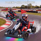 Porsche 36V Electric Go Kart for Kids Ages 6+, With Dual 300W Motors,3-Speed Drift,White
