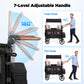 Vomeast 4-Seater Wagon Stroller, Outdoor Baby Stroller Wagon for 4 Kids