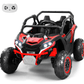 Wisairt 24V Ride on Toys 4WD Ride on Cars with Remote Control, 2 Seater Electric Car for Kids, Power Car Wheels, UTV w/ 4 Motors, Music, Lights, 3 Speeds