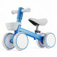 Wisairt Toddler Balance Bike Ride-On Toy, Stable 4-Wheel No-Pedal Toddler Bike for Baby Ages 10-36 Months