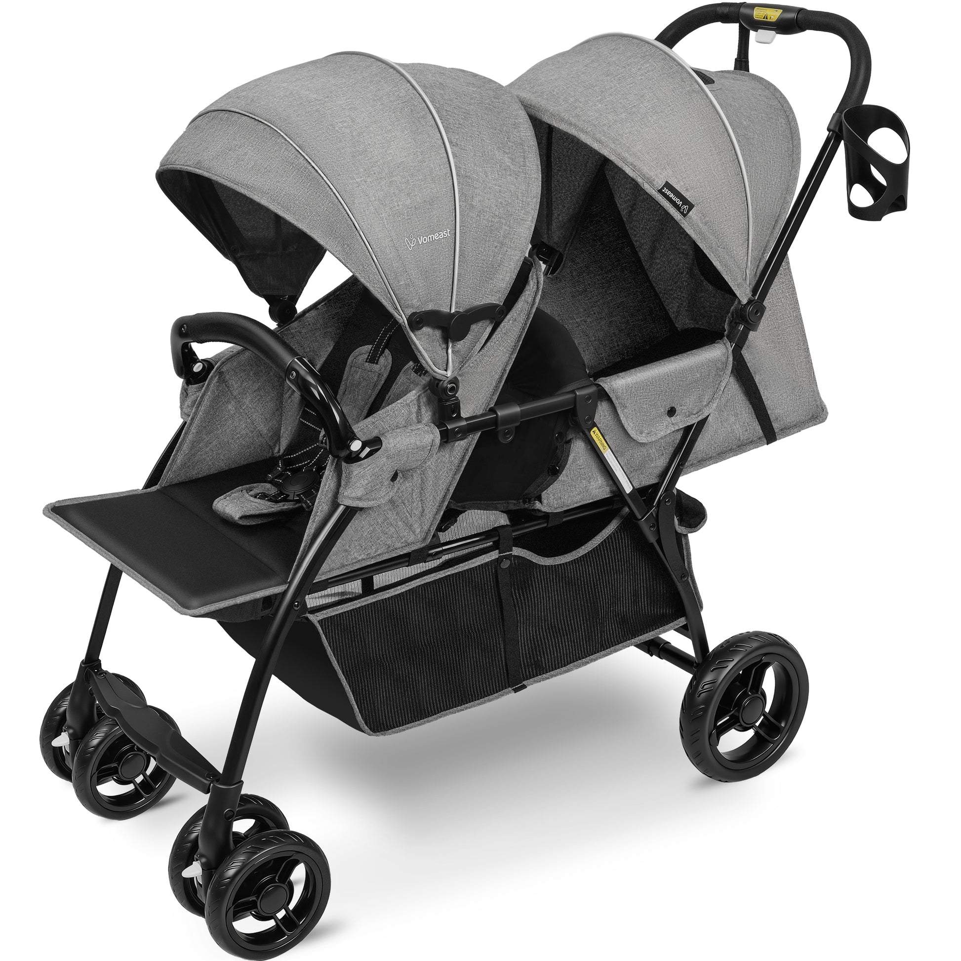 koelstra double stroller Vomeast double stroller for Twins, Foldable Lightweight Travel Strolle – WISAIRT