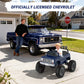 Chevrolet Cheyenne 24 Volt Ride on Toys with Remote, Ride on Truck for Big Kids 3-8 Years, Wisairt Power Car Wheels with 2 Seater, Blue