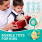 Wisairt Bubble Machine,Snail Bubble Machine with 1 Bubble Solutions & 10 Concentrated Bubble Liquids ,Bubbles Machine for Kids Toddles 3+,Summer Toy Gift fo Kids Birthday Wedding Party(Yellow & Green）
