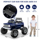 Chevrolet Cheyenne 24 Volt Ride on Toys with Remote, Ride on Truck for Big Kids 3-8 Years, Wisairt Power Car Wheels with 2 Seater, Blue