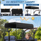 Vomeast Wagon Stroller with Tray,2-Seater Wagon for Kid,Side Entry,Black