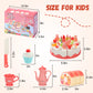 Kids Kitchen Toy Set, DIY Fruit Cake Electric Set Toys, Educational Toys With Lights and Music, Kids Role-Playing Games, Kids Birthday Gifts Christmas Gifts.
