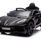 Corvette C8 Licensed Ride on Car,Wisairt 12 V Battery Powered Electric Vehicle w/ Remote Control,Bluetooth,LED Lights