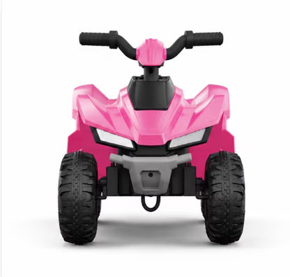Wisairt 12V Kids Ride-On ATV, Dual-Motor Electric Quad, Ride-On 4-Wheeler with LED Lights, Music, Wireless Audio for Boys & Girls Age 3+