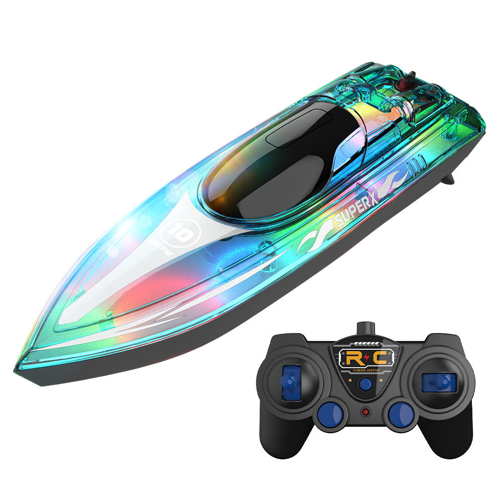 WISAIRT RC Boat,Remote Control Boat with Led Lights for Adults and Kids