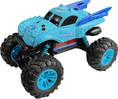 Wisairt Remote Control Monster Truck,1:12 Large RC Drift Car with Spray Truck Toys for Kids Aults 6+ Birthday Gifts(Blue)