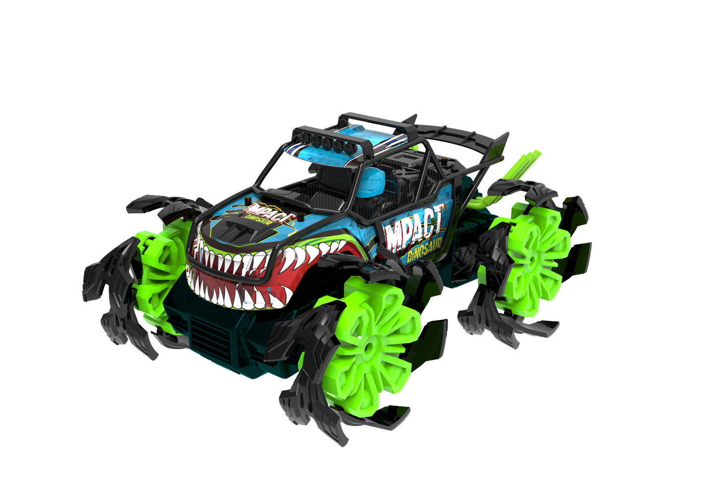 Wisairt Remote Control Monster Truck,1:16 RC Car Toys for Kids Aults Boys Girls 6+ Birthday Gifts