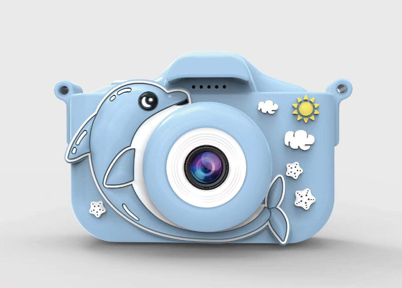 Wisairt Kids Camera with Lanyard, Mini Toddler Toy Camera