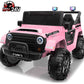 Wisairt 24V 9Ah Kids Ride on Truck, 2 Seater Powered Ride on Car w/Remote Control and Openable Storage Space, Bluetooth, Music, Colorful LED Lights, Electric Car for Kids Ages 3-8
