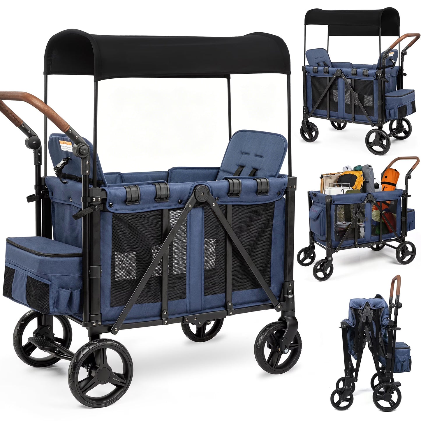 infant stroller wagon Vomeast Wagon Stroller for 2 Kids, 3-in-1 Outdoor Baby Stroller Wagon – WISAIRT