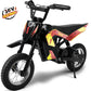 Wisairt 36V Kids Electric Dirt Bike, 15.5 MPH Electric Motorcycle Ride on Dirt Bike for Kids Aged 6-10, 133 lbs Max Load, 10-mile Range, 3 Speeds, Waterproof Seat, Twist Grip Throttle