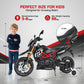 Licensed Aprilia Ride On Motorcycle for Kids, Wisairt 12V Electric Motorbike with Detachable Training Wheels, Key Start, LED Lights, Music, Spring Suspension, Toy Motorcycle for Boys Girls Ages 3-6