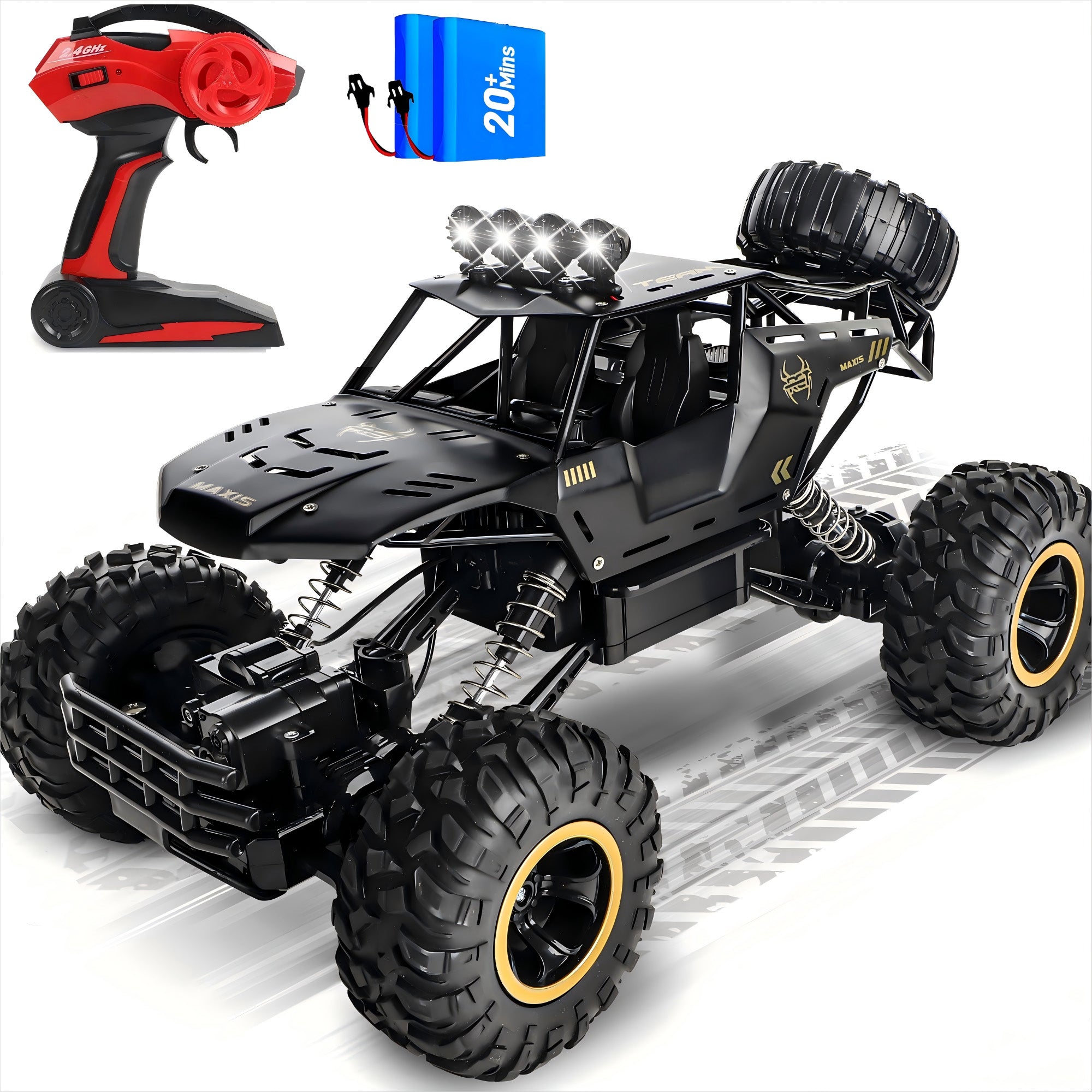Wisairt 1:12 Large RC Cars,4WD Large Remote Control Monster Truck