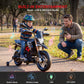Licensed Aprilia Ride On Motorcycle for Kids, Wisairt 12V Electric Motorbike with Detachable Training Wheels, Key Start, LED Lights, Music, Spring Suspension, Toy Motorcycle for Boys Girls Ages 3-6