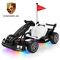Porsche 24V Electric Go Kart Ride-On Toy for Boys Girls 6-12