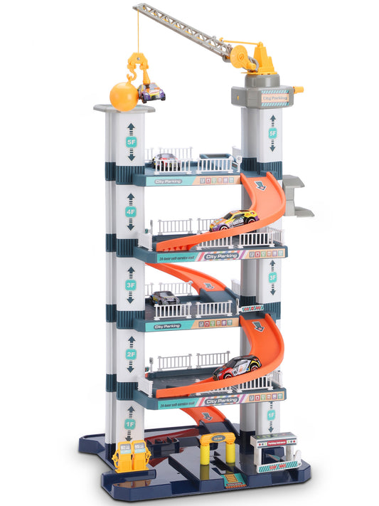 WISAIRT Race Track Set Toys with 5 Cars