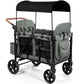 Vomeast 4-Seater Wagon Stroller, Outdoor Baby Stroller Wagon for 4 Kids