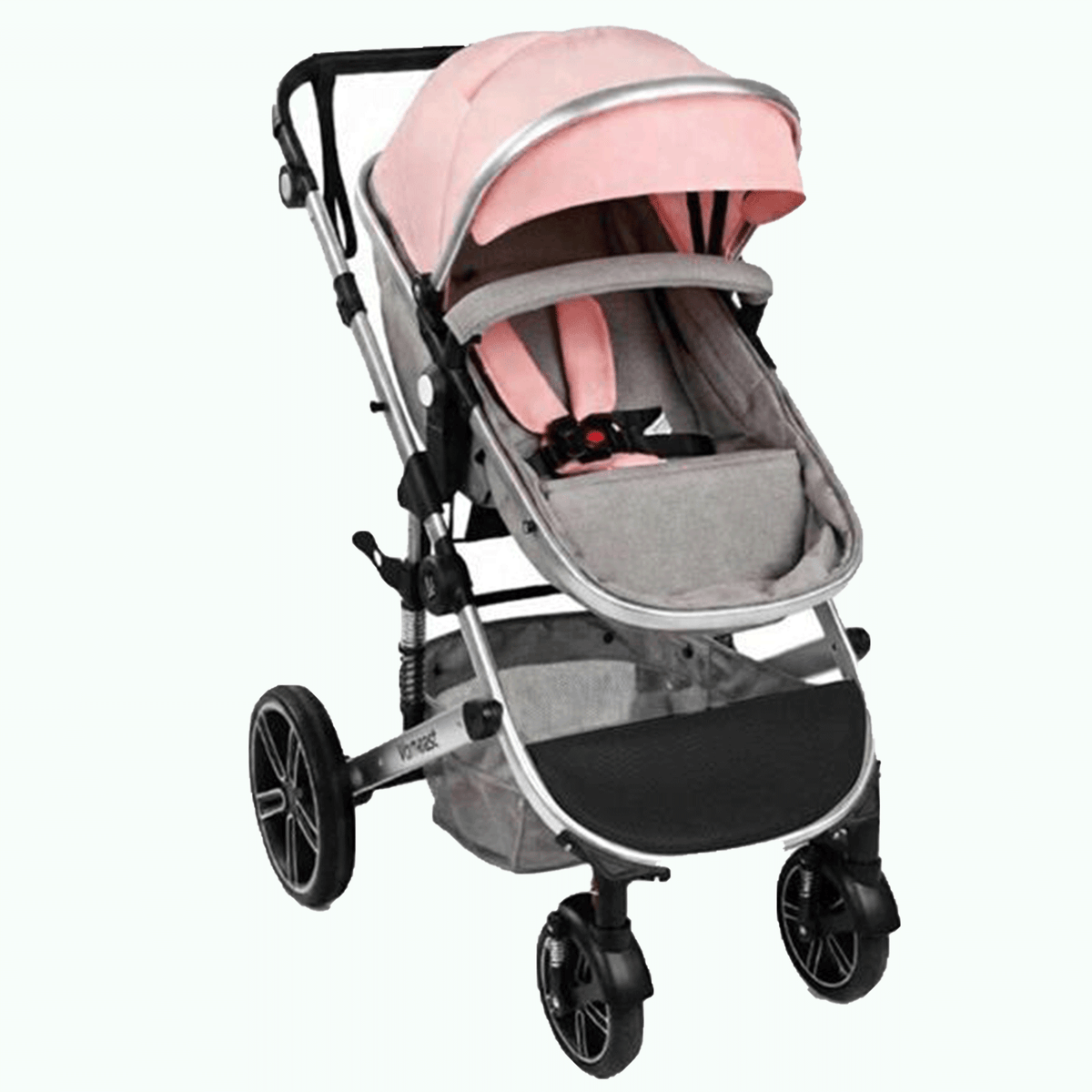 Vomeast Baby Stroller, Foldable Aluminum Alloy Stroller with Reversible, Travel Stroller for Newborn Infant