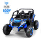 Wisairt 24V Ride on Toys 4WD Ride on Cars with Remote Control, 2 Seater Electric Car for Kids, Power Car Wheels, UTV w/ 4 Motors, Music, Lights, 3 Speeds