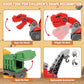 WISAIRT STEM Toys,Take Apart Engineer Dinosaur Toys for Kids with Electric  Screwdriver Storage Box,Building Toys for Boys Girls Age 3-12 Birthday Christmas Gifts(5 Pack)