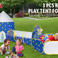 3PCS Kids Play Tent with Tunnel & Ball Pit  for Toddlers,Boys,Girls