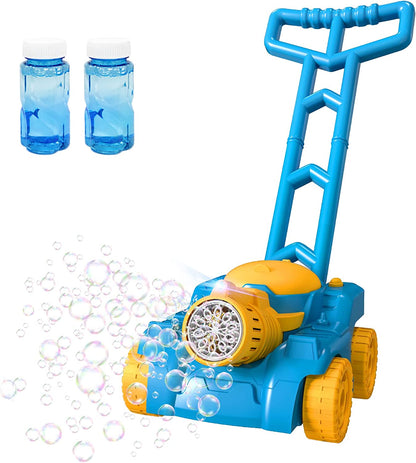 Wisairt Bubble Lawn Mower,Bubble Machine for Kids Toddlers, Baby Kids Lawn Mower Toy,Outdoor Garden Push Toy Bubble Toys Birthday Gift for Preschool Boy or Girl 3+